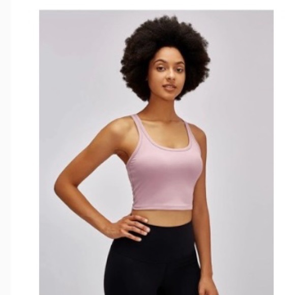 Halara Racerback Workout Cropped Tank Top Bundle of 4 - Picture 2 of 4